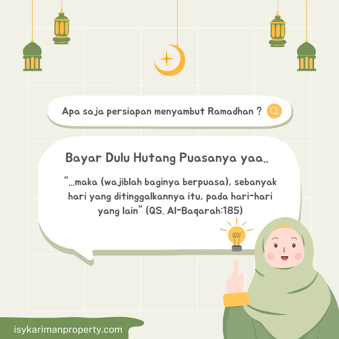 Apa saja yang Perlu dipersiapkan untuk menyambut Ramadhan