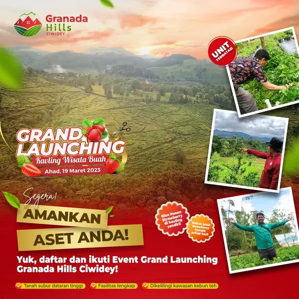 Granada Hills Ciwidey Bandung - Tanah Kebun dijual di Bandung